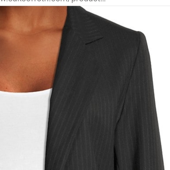 Love❤Ady NWTs Pinstripe Open-Front Blazer - Picture 2 of 3